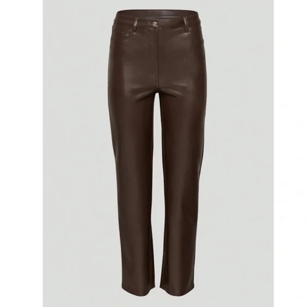 Wilfred Melina Pant in Rich Mocha Brown 8 - Picture 3 of 9